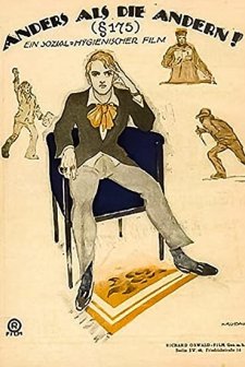 Anders als die Andern (1919) afişi