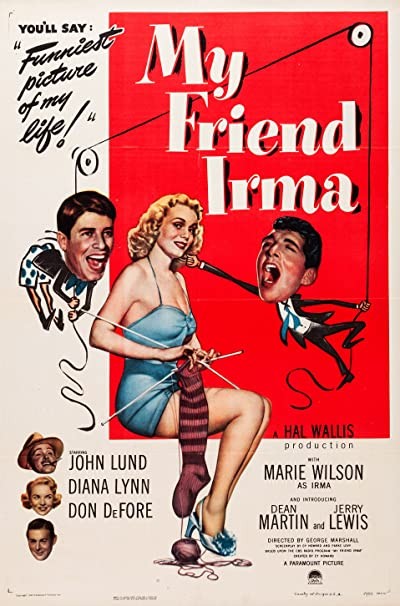 Arkadaşım Irma (1949) afişi Arkadaşım Irma (1949) afişi