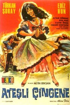 Ateşli Çingene (1969) afişi