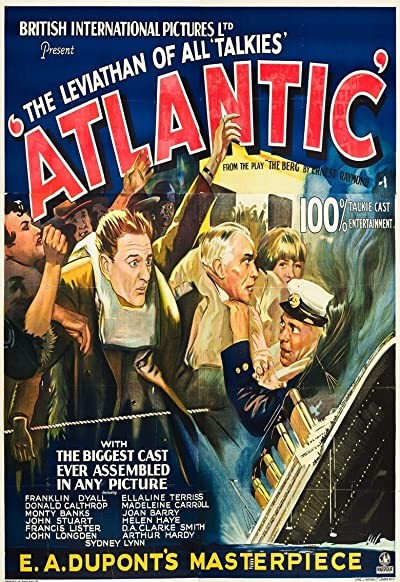 Atlantik (1929) afişi Atlantik (1929) afişi