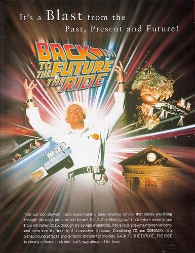 Back To The Future... The Ride (1991) afişi Back To The Future... The Ride (1991) afişi