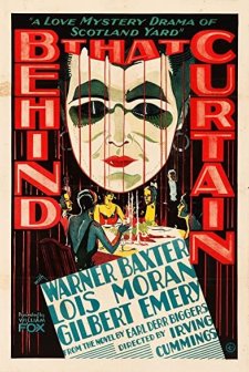 Behind That Curtain (1929) afişi