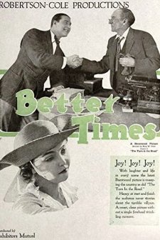 Better Times (1919) afişi