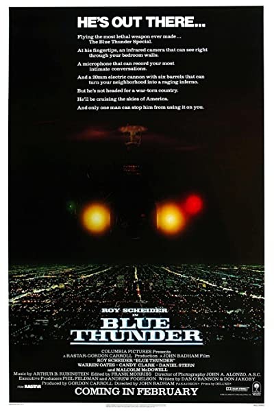 Blue Thunder (1983) afişi Blue Thunder (1983) afişi