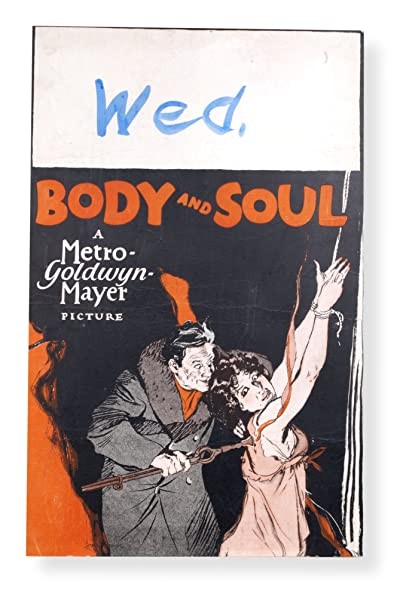 Body and Soul (1927) afişi Body and Soul (1927) afişi