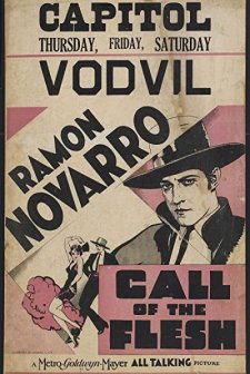 Call Of The Flesh (1930) afişi