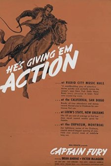 Captain Fury (1939) afişi
