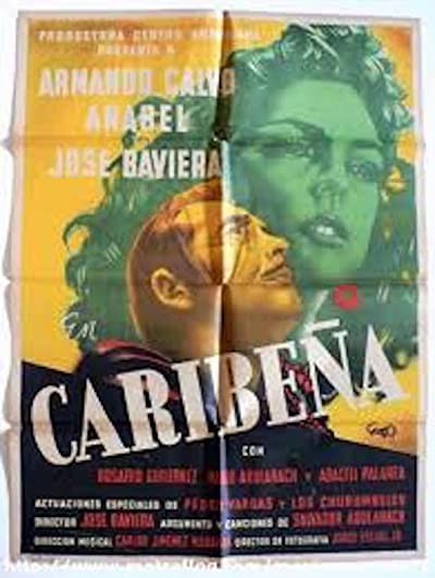 Caribeña (1953) afişi Caribeña (1953) afişi