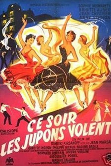 Ce soir les jupons volent (1956) afişi