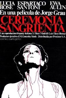 Ceremonia sangrienta (1973) afişi