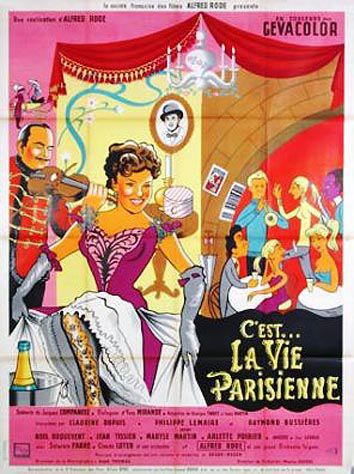 C'est la vie parisienne (1954) afişi C'est la vie parisienne (1954) afişi