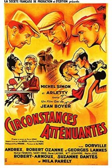 Circonstances Atténuantes (1939) afişi