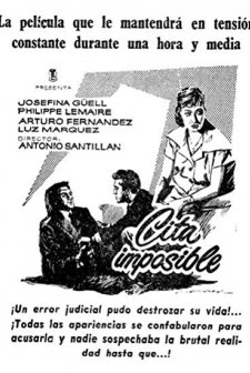 Cita Imposible (1958) afişi