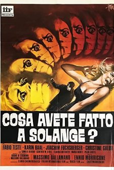 Cosa Avete Fatto A Solange? (1972) afişi