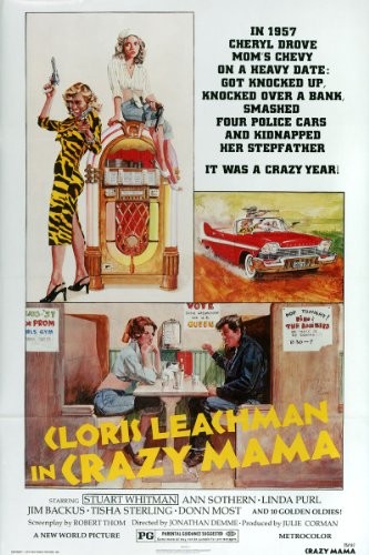 Crazy Mama (1975) afişi Crazy Mama (1975) afişi