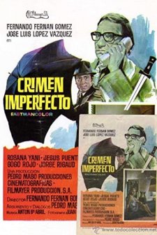 Crimen Imperfecto (1970) afişi