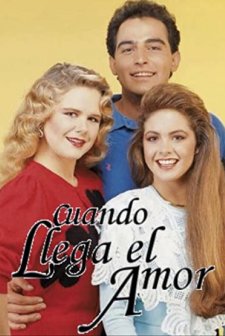 Cuando llega el amor (1990) afişi