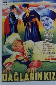 Dağların Kızı Ruhsar (1952) afişi