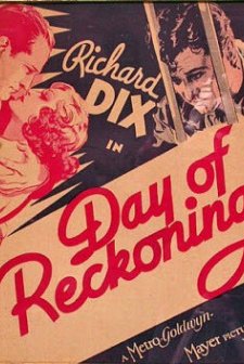 Day of Reckoning (1933) afişi