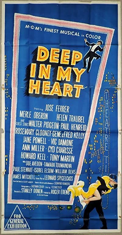 Deep in My Heart (1954) afişi Deep in My Heart (1954) afişi
