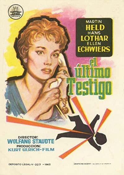 Der letzte Zeuge (1960) afişi Der letzte Zeuge (1960) afişi