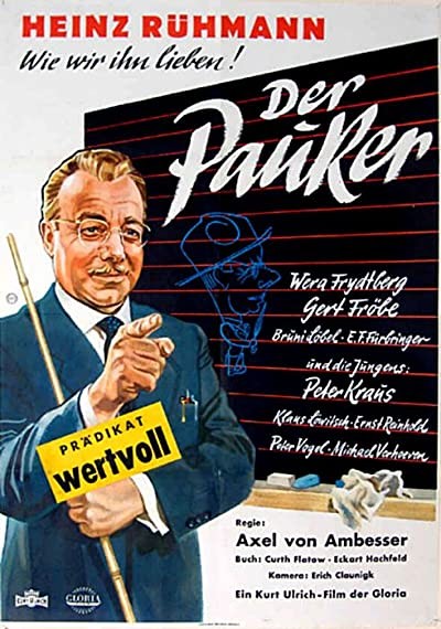 Der Pauker (1958) afişi Der Pauker (1958) afişi