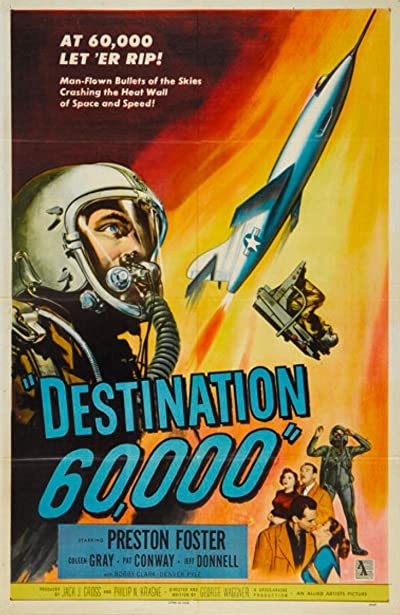 Destination 60,000 (1957) afişi Destination 60,000 (1957) afişi