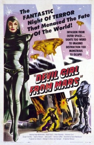 Devil Girl from Mars (1954) afişi Devil Girl from Mars (1954) afişi