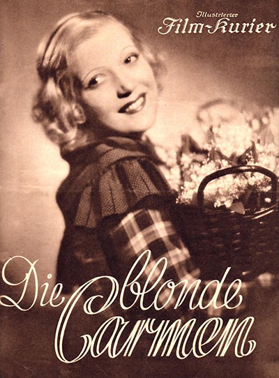 Die Blonde Carmen (1935) afişi Die Blonde Carmen (1935) afişi
