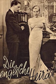 Die Englische Heirat (1934) afişi