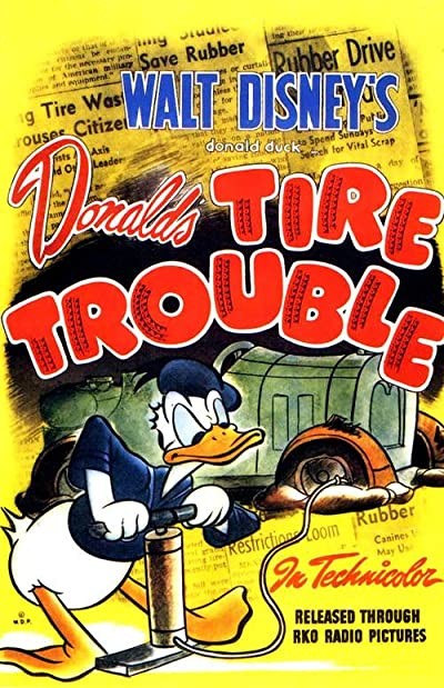 Donald's Tire Trouble (1943) afişi Donald's Tire Trouble (1943) afişi