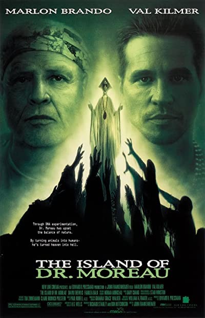 Dr. Moreau’nun Adası (1996) afişi