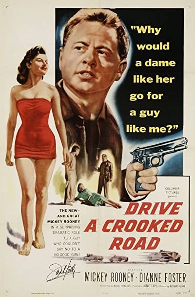 Drive A Crooked Road (1954) afişi Drive A Crooked Road (1954) afişi