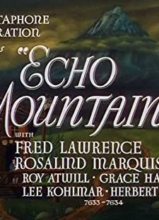 Echo Mountain (1936) afişi