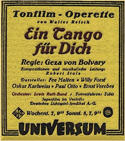 Ein Tango Für Dich (1930) afişi Ein Tango Für Dich (1930) afişi