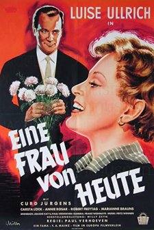 Eine Frau Von Heute (1954) afişi