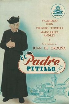 El Padre Pitillo (1955) afişi