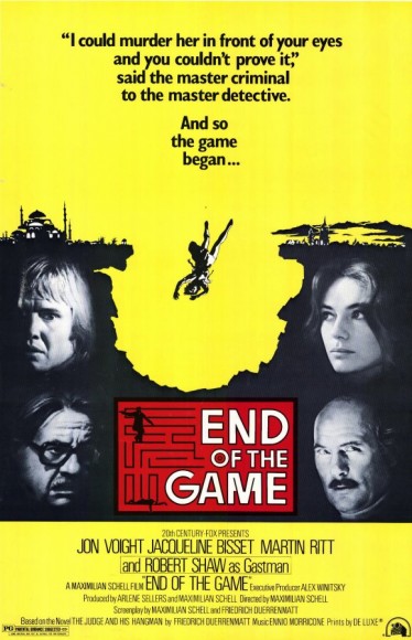 End Of The Game (1975) afişi