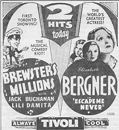 Escape Me Never (1935) afişi Escape Me Never (1935) afişi