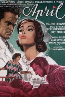 Frøken April (1963) afişi