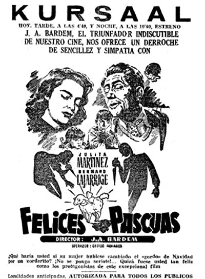 Felices Pascuas (1954) afişi Felices Pascuas (1954) afişi