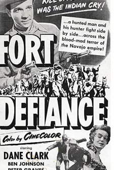 Fort Defiance (1951) afişi