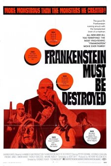 Frankenstein Must Be Destroyed (1969) afişi