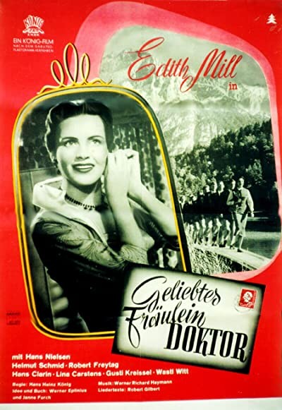 Geliebtes Fräulein Doktor (1954) afişi Geliebtes Fräulein Doktor (1954) afişi