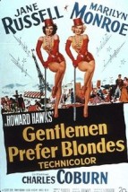 Gentlemen Prefer Blondes (1953) afişi