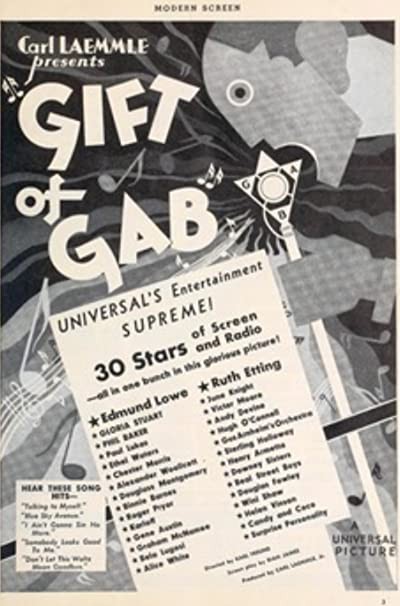 Gift Of Gab (1934) afişi Gift Of Gab (1934) afişi