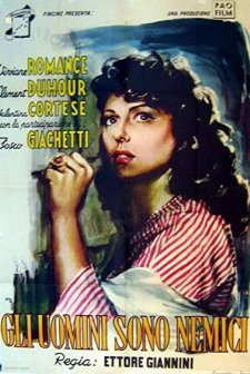 Gli uomini sono nemici (1948) afişi