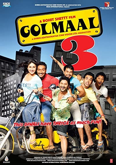 Golmaal 3 (2010) afişi Golmaal 3 (2010) afişi
