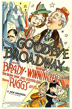 Goodbye Broadway (1938) afişi Goodbye Broadway (1938) afişi