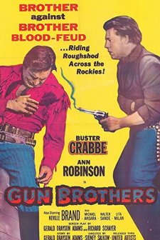 Gun Brothers (1956) afişi